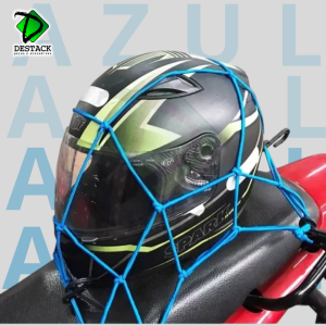 REDE ELASTICA 35X35 AZUL + 2 EXTENSORES 1,2M