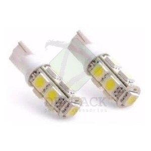 LÂMPADA PINGO 9 LEDS SMD 12V - (PAR)