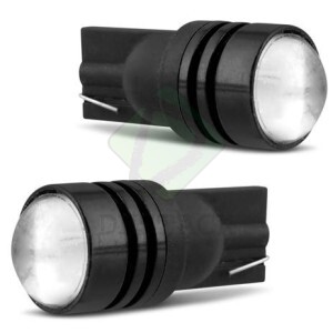 LÂMPADA PINGO LED CREE COM LENTE - 12V - (PAR)