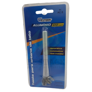 ANTENA DE TETO ALUMÍNIO - CINZA