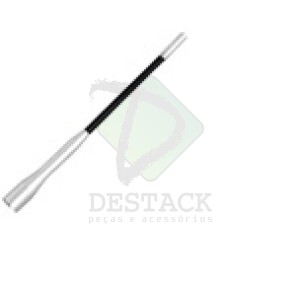 ANTENA DE TETO CARRO ALUMINIO - PRETO -  DES-70007