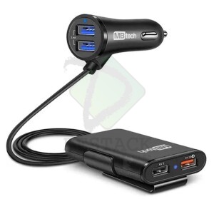 CARREGADOR VEICULAR TURBO - 36W - USB