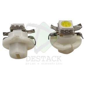 LÂMPADA DE LED B 8.4SD5050 BRANCA - 12V (PAR)
